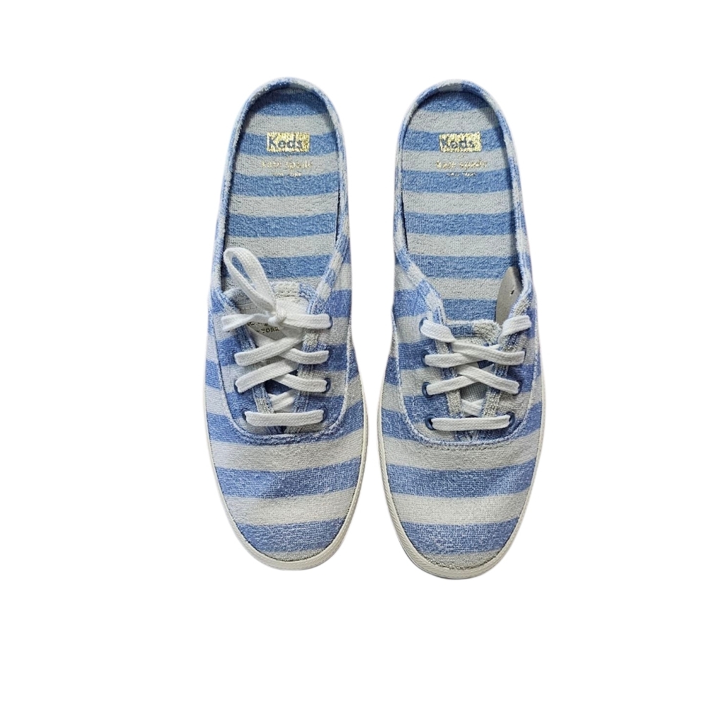 Keds for Kate Spade Moxie Mule Blue and White  Sneakers - Picture 2 of 8